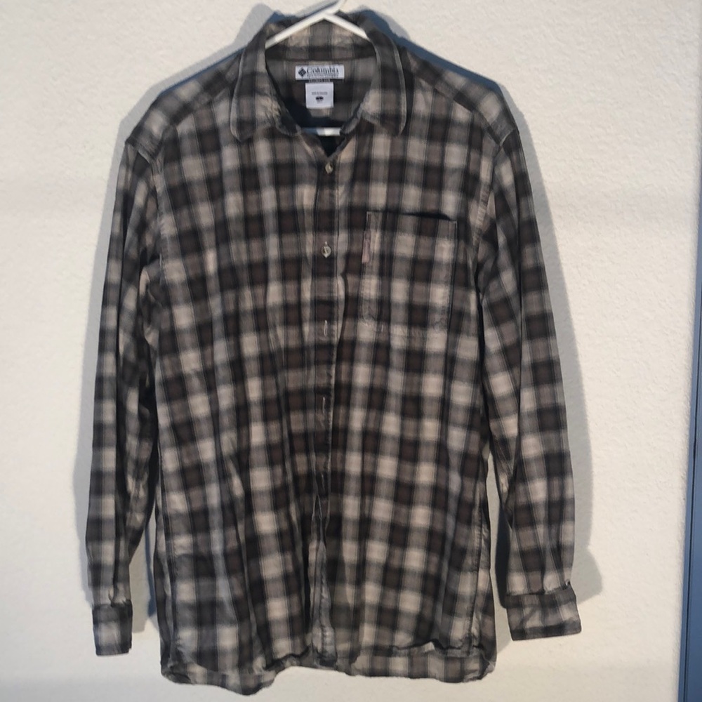 Columbia plaid size large shirt
